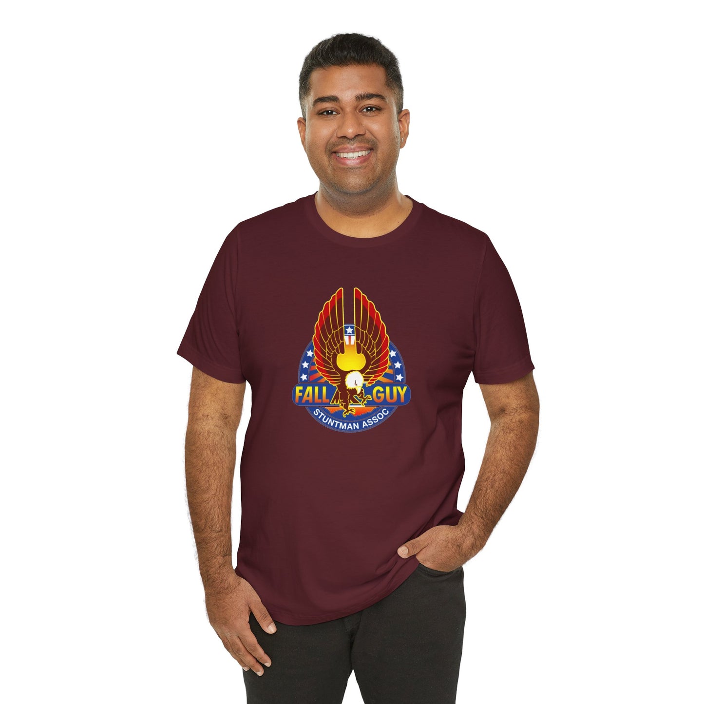 THE FALL GUY Stuntman Association Unisex Jersey Short Sleeve Tee - 12 Colors