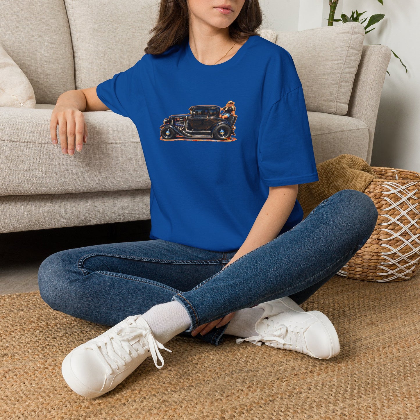 MCDOUGALL SPECIAL Model A Hot Rod Collectible Fireball Art Tee Shirt