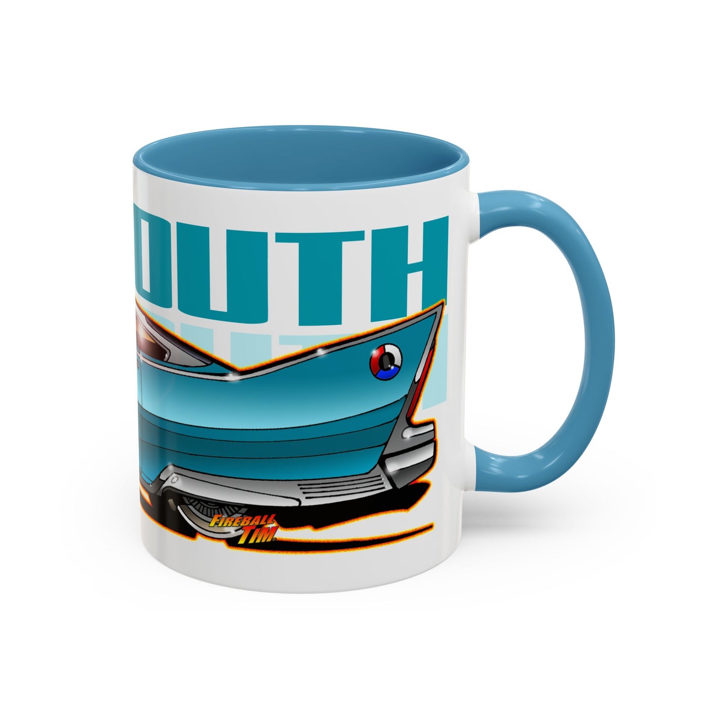 PLYMOUTH FURY 1960 Leave it to Beaver Collectible Art Coffee Mug - 2 Sizes