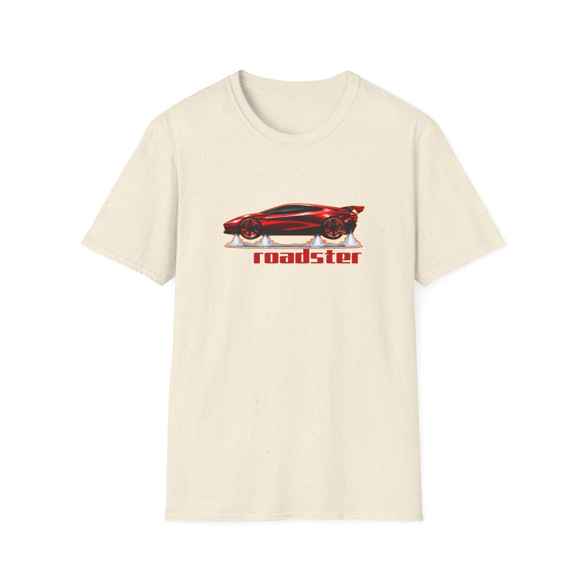 TESLA FLYING ROADSTER Collectible Fireball Art TeeShirt