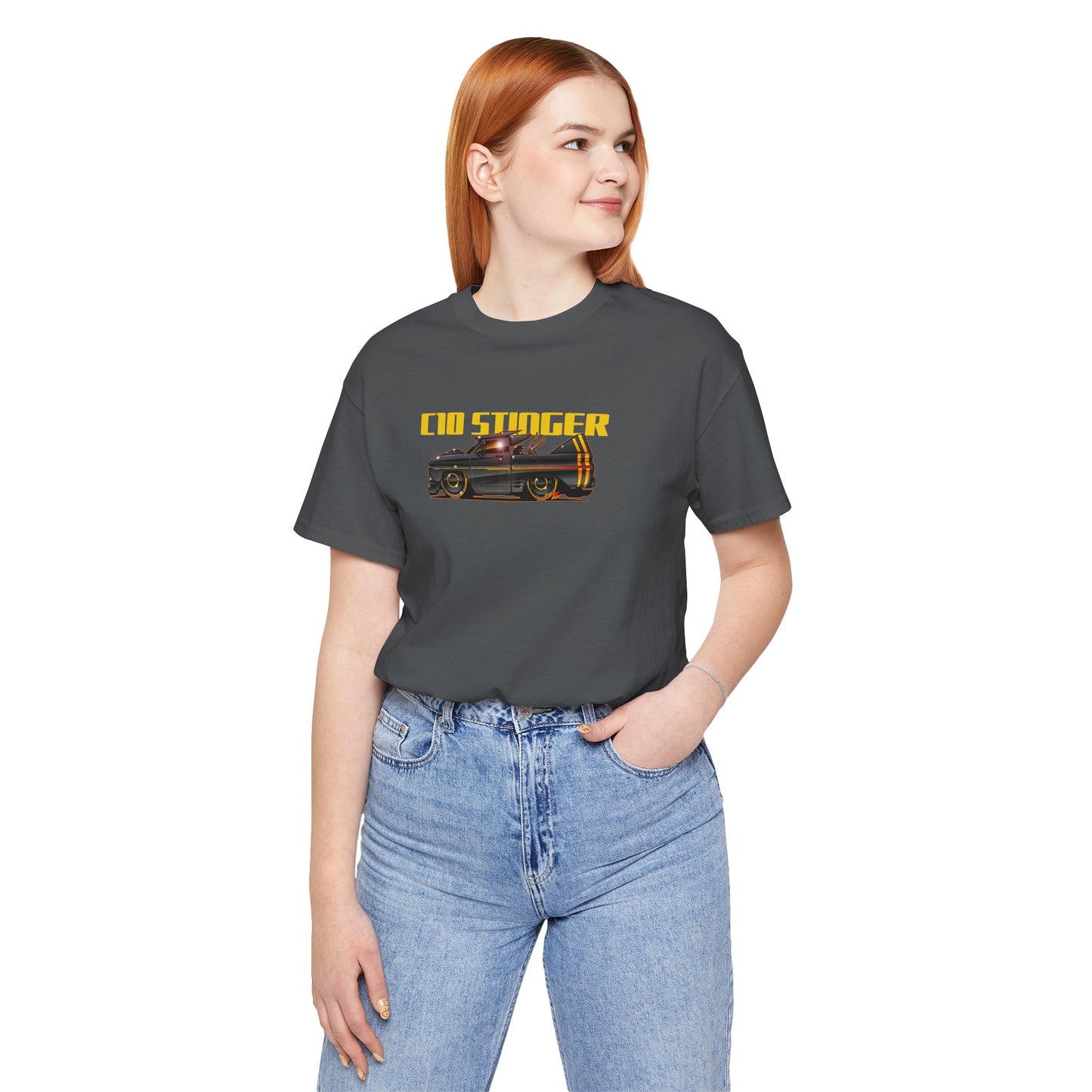 CHEVROLET C10 1960 Stinger Pickup Truck Custom Short Sleeve Tee 8 Colors