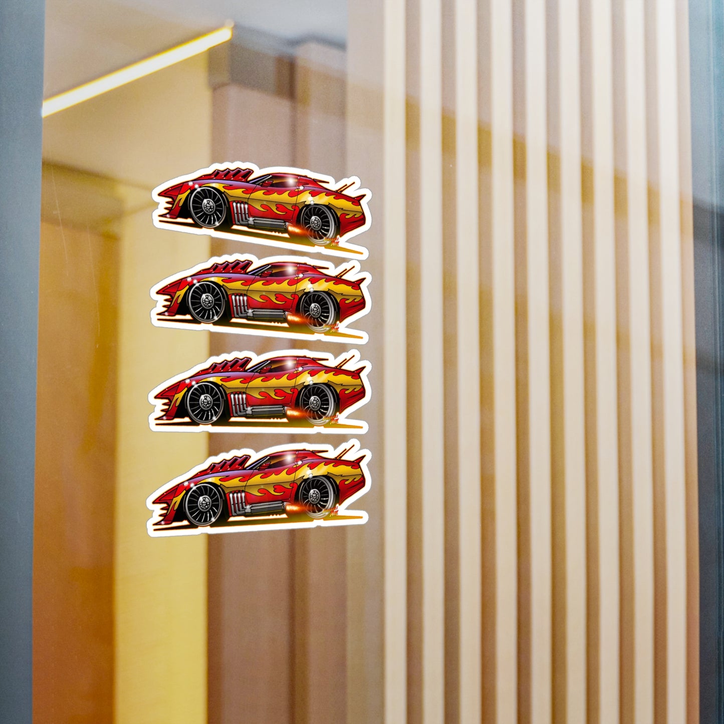 CORVETTE SUMMER Movie Car Collectible Stickers - 4 Sizes