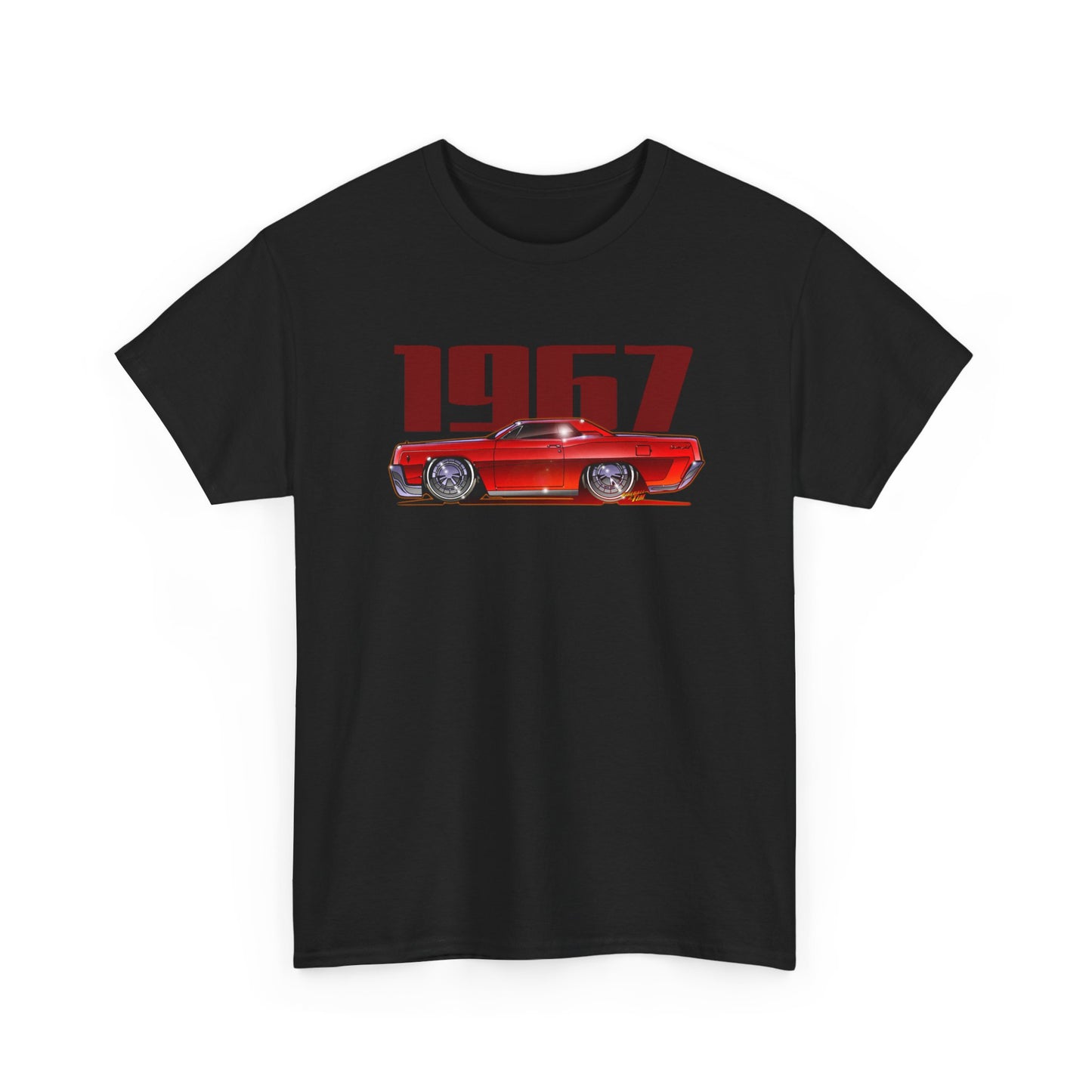 LINCOLN CONTINENTAL COUPE 1967 Heavy Cotton Tee Shirt - Multiple Colors
