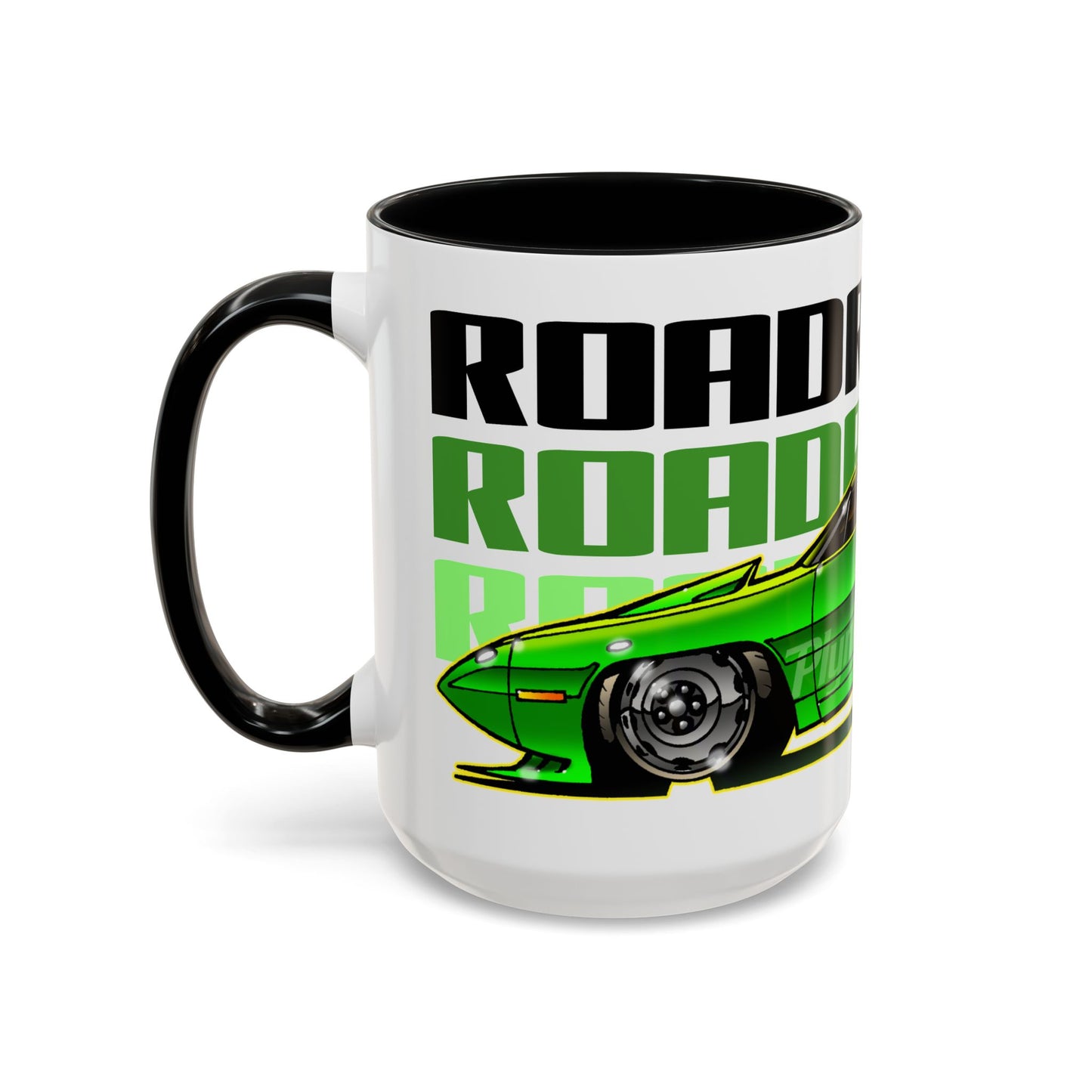 PLYMOUTH ROAD RUNNER Muscle Car Collectible Fireball Art Coffee Mug - 2 Sizes