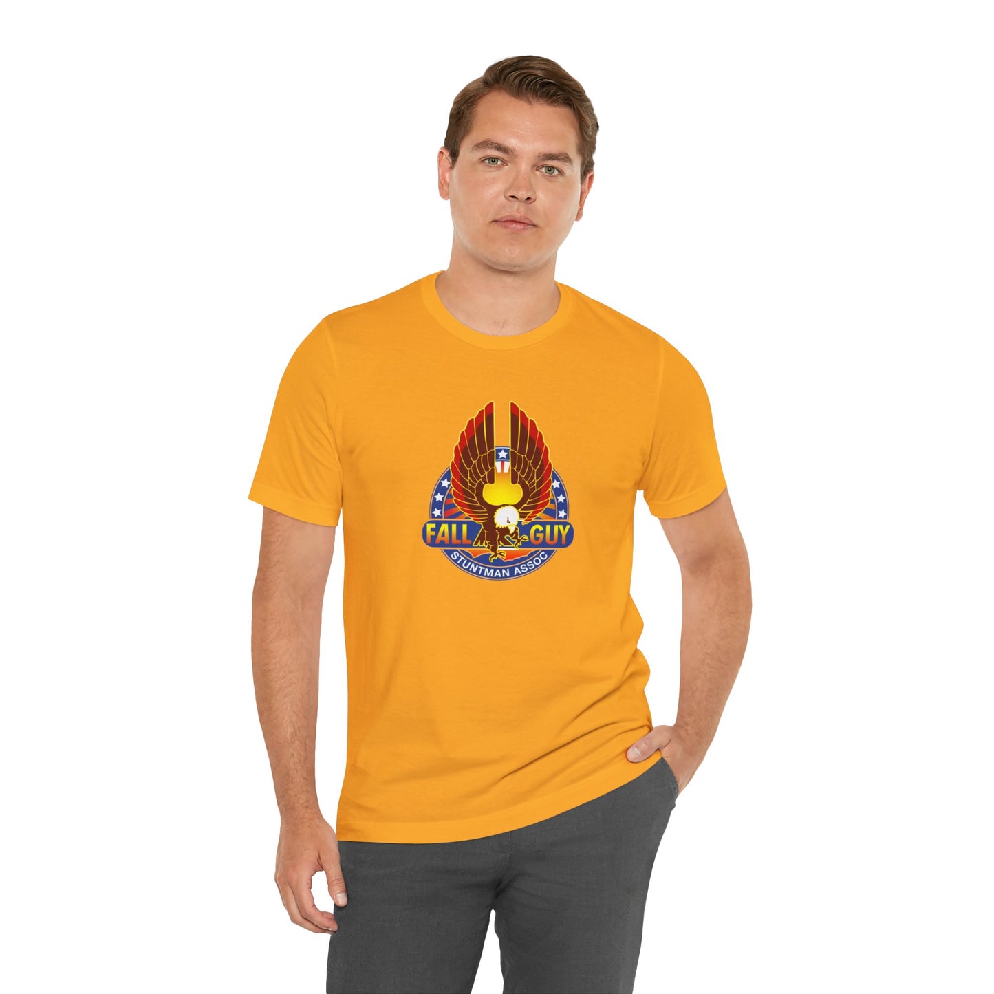 THE FALL GUY Stuntman Association Unisex Jersey Short Sleeve Tee - 12 Colors