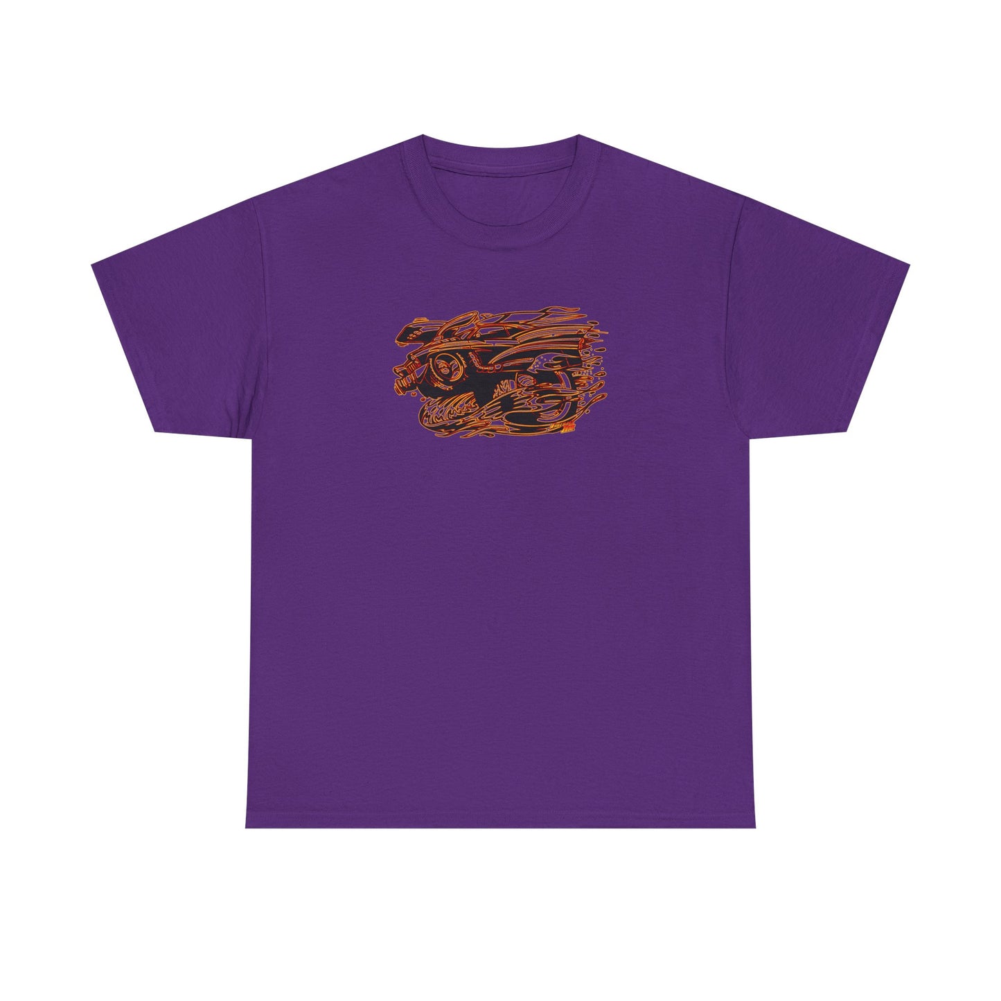 HOT ROD CHEVY Muscle Car Fireball Tee Shirt - Multiple Colors