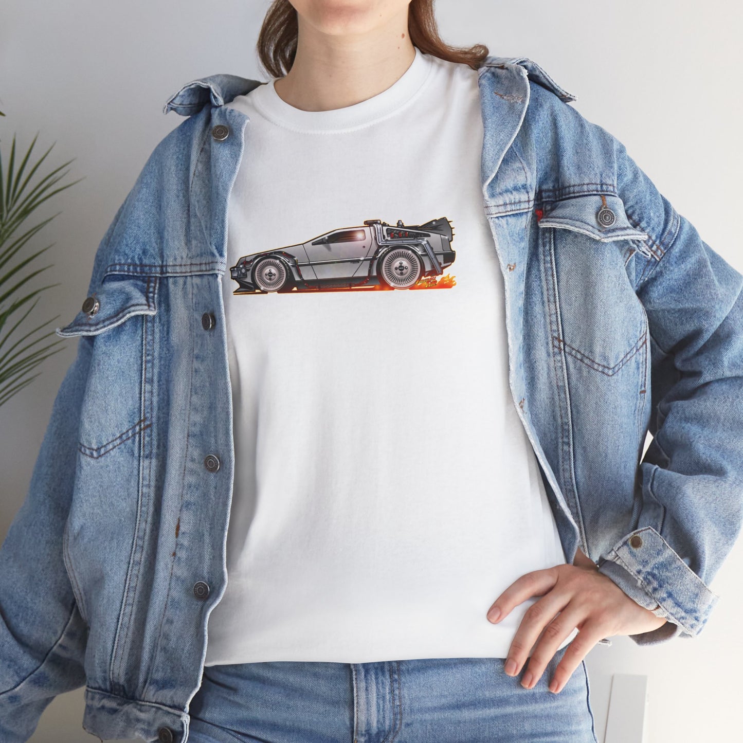 BACK TO THE FUTURE DELOREAN Time Machine Concept Art Tee Shirt 11 Colors