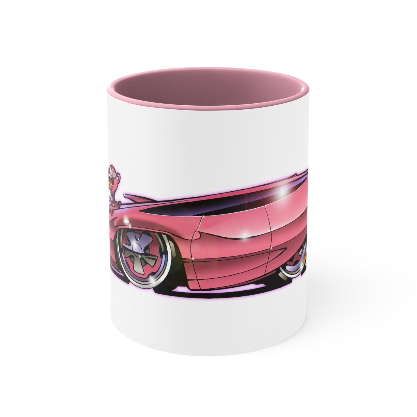 PINK PANTHER PANTHERMOBILE Custom Car Coffee Mug 11oz