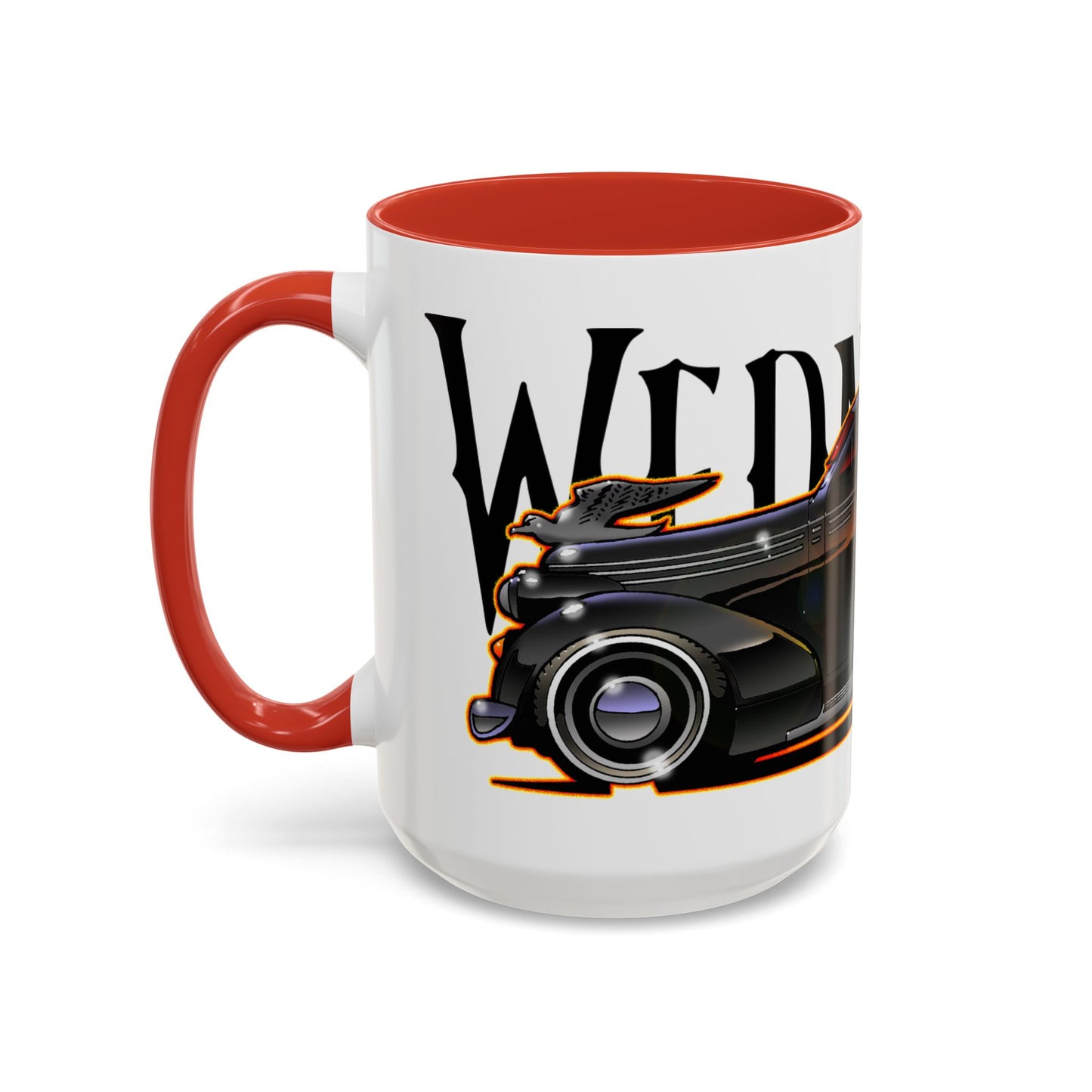 WEDNESDAY TV SHOW PONTIAC LIMO Collectible Art Coffee Mug - 2 Sizes