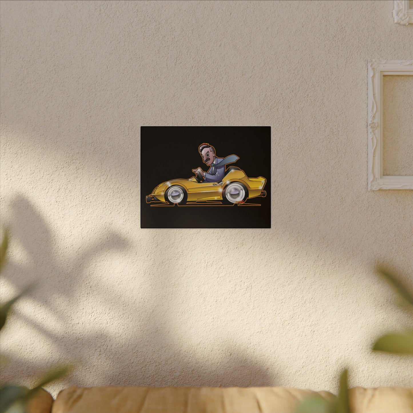 AUTOPIA CLASSIC Walt Disney Fireball Art Canvas Print