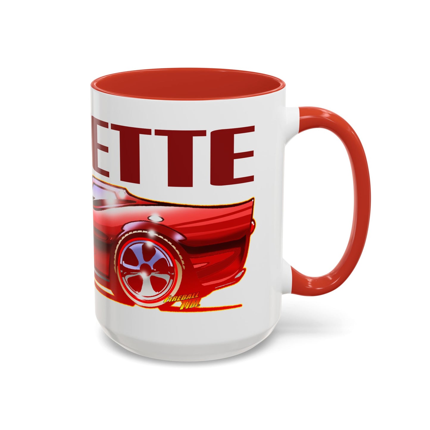 Hot Wheels CUSTOM CORVETTE Redline Collectible Coffee Mug 2 Sizes