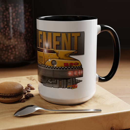 THE FIFTH ELEMENT Flying Taxi Movie Car Concept Art Coffee Mug 2 Sizes-Mug-Fireball Tim Garage