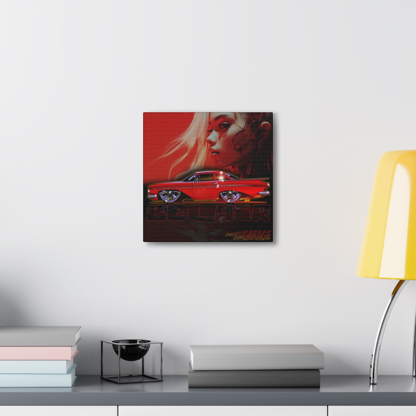 CHEVROLET BEL AIR 1960 Canvas Wall Art Print MASTERPRINT 3 Sizes