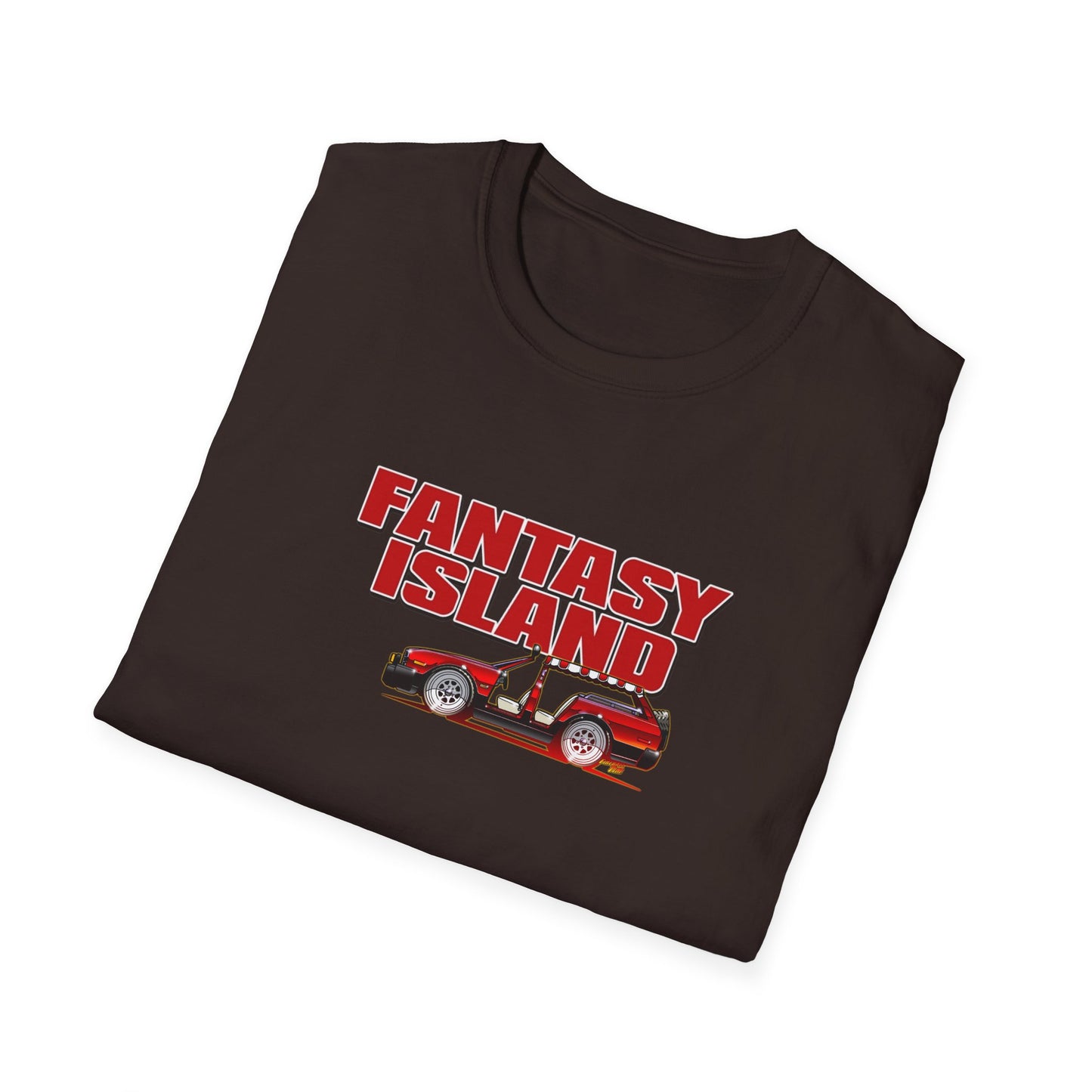 FANTASY ISLAND TV Show Plymouth Concept Art Softstyle T-Shirt - 11 Colors