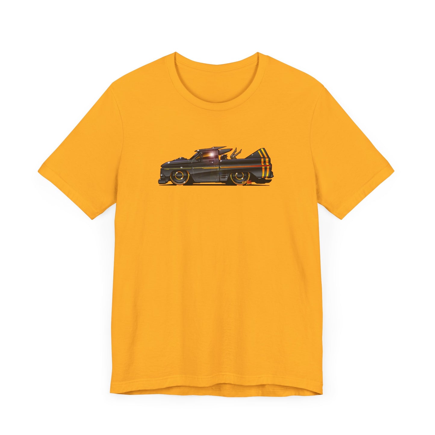 CHEVROLET C10 1960 Stinger Pickup Truck Concept Art Custom Short Sleeve Tee 8 Colors