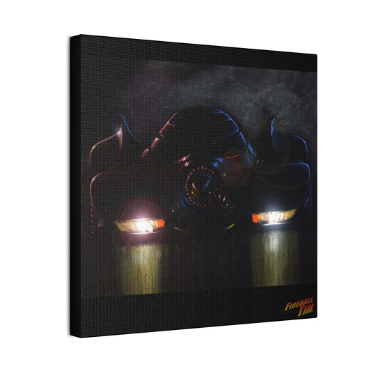BATMOBILE 1989 BATMAN Fireball Canvas Art Wall Print - 12x12