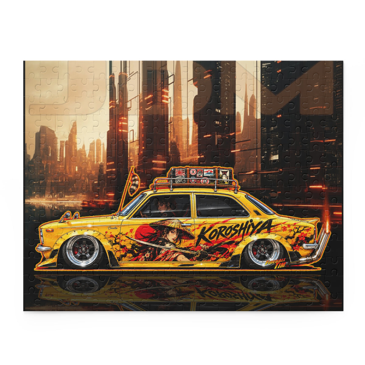 JDM 1966 TOYOTA COROLLA Jigsaw Puzzle — Retro Japanese Cars (120/252/500‑Piece)