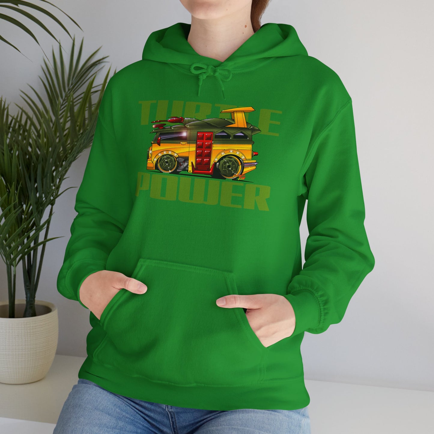 TEENAGE MUTANT NINJA TURTLE VAN Turtle Power Hooded Sweatshirt - 3 Colors
