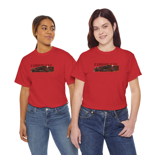 CORVETTE Z06 2012 100th Anniversary Collectible Fireball Art Tee Shirt - Multiple Colors