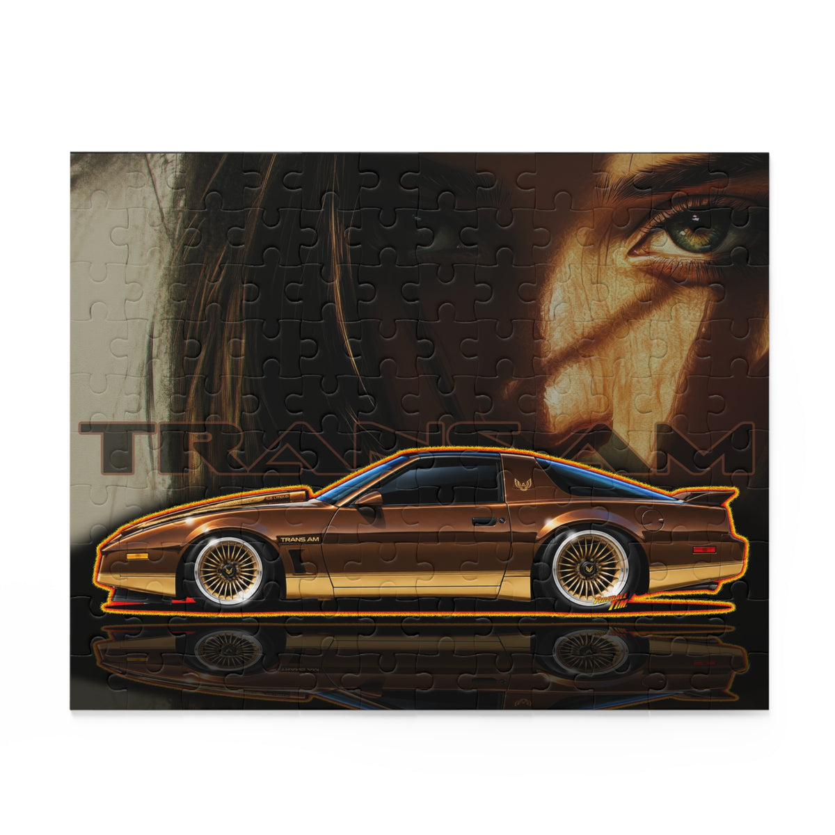 PONTIAC TRANS AM 1984 Collectible Fireball Art Jigsaw Puzzle — (120/252/500‑Piece)