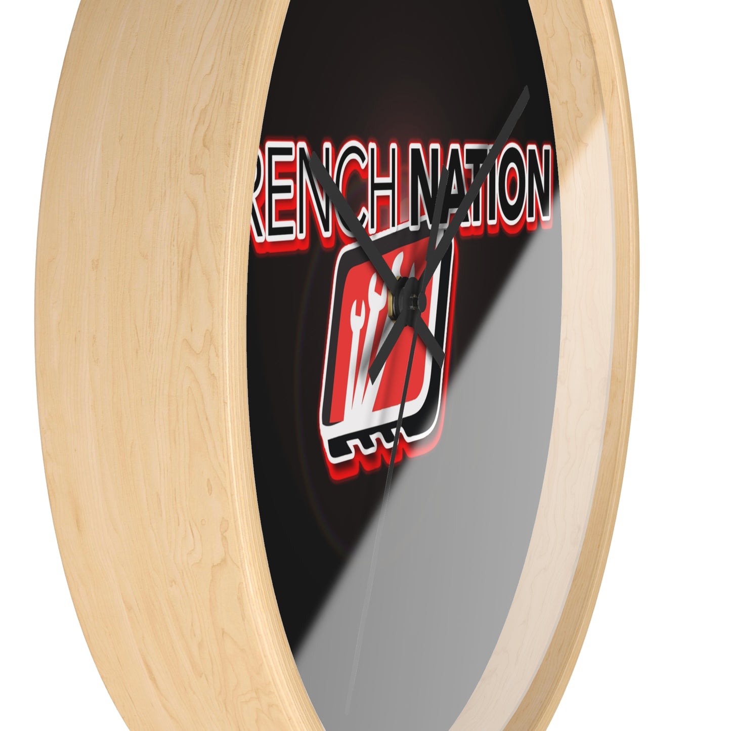 WRENCH NATION Logo Wall Clock