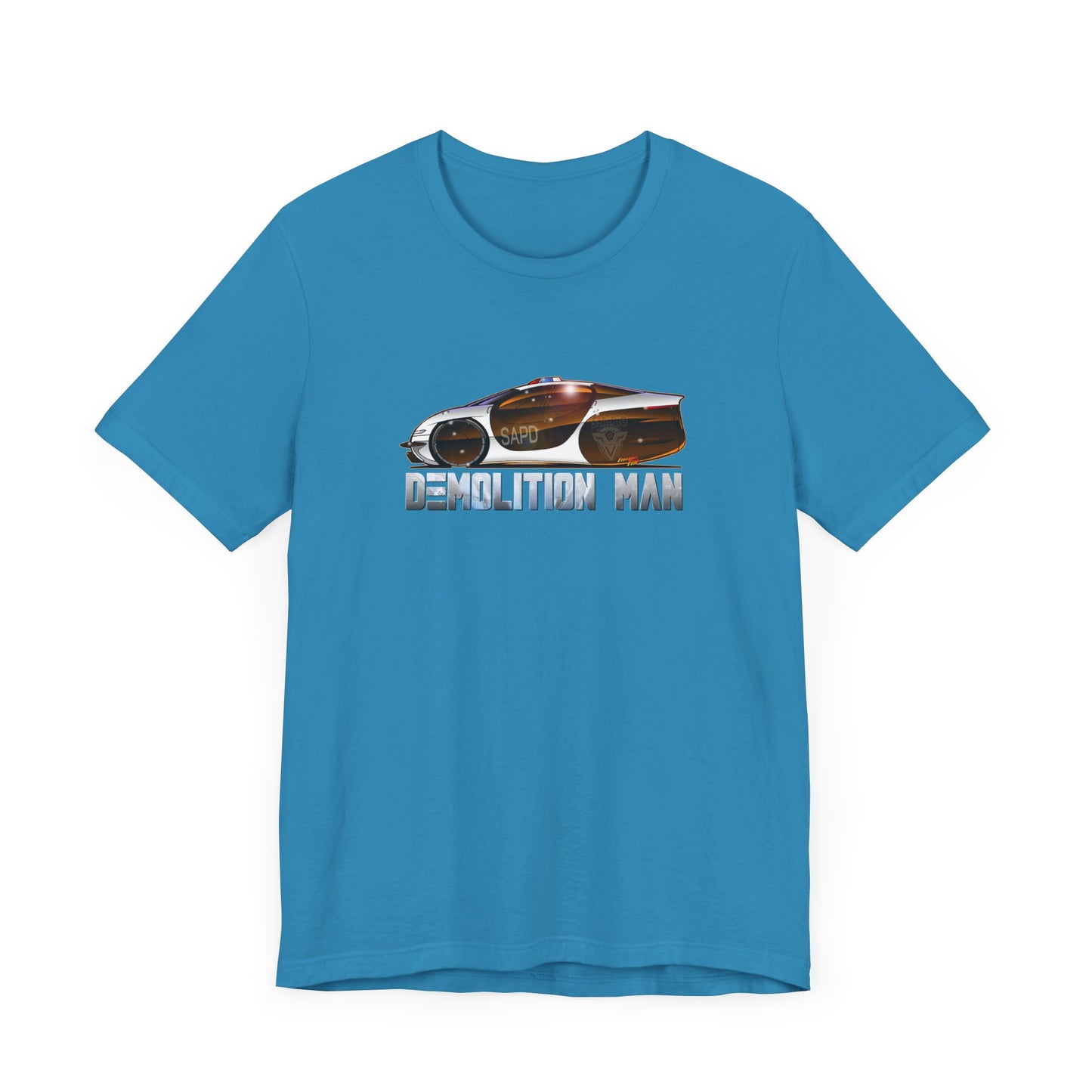 DEMOLITION MAN 2032 Police Cruiser Concept Art Short Sleeve Tee 9 Colors