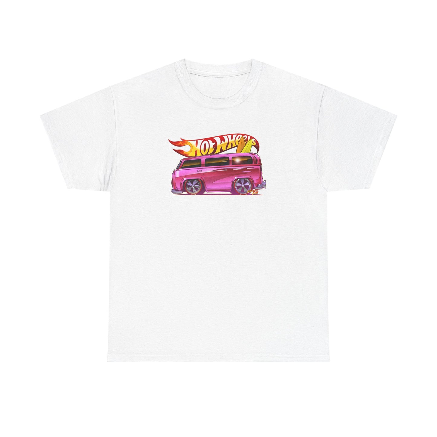 HOT WHEELS PINK BEACH BOMB BUS Tee Shirt - Multiple Colors