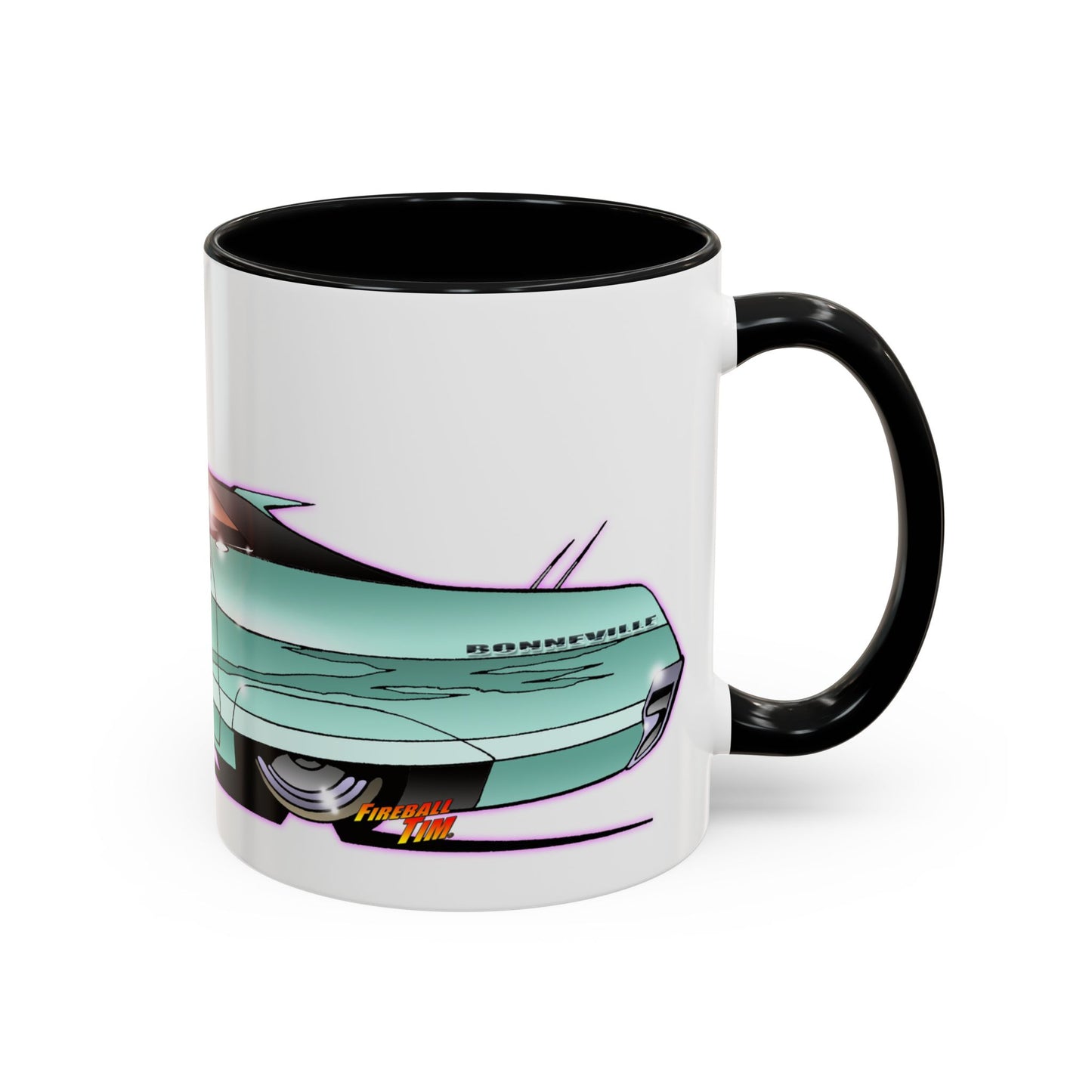 PONTIAC BONNEVILLE Classic Car Collectible Fireball Art Mug - 2 Sizes