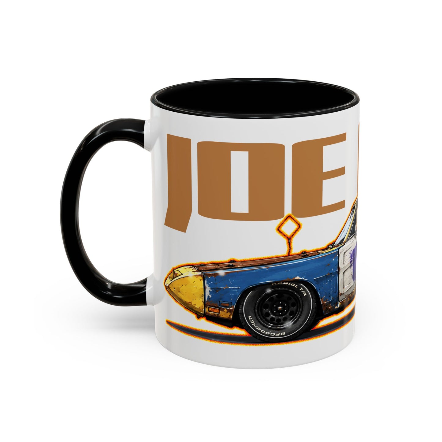 JOE DIRT 1969 Dodge Charger Daytona Collectible Fireball Art Coffee Mug - 2 Sizes