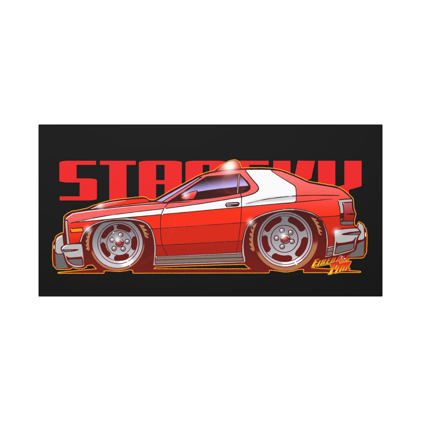 STARSKY Torino Fireball Canvas Art Print - 11x14