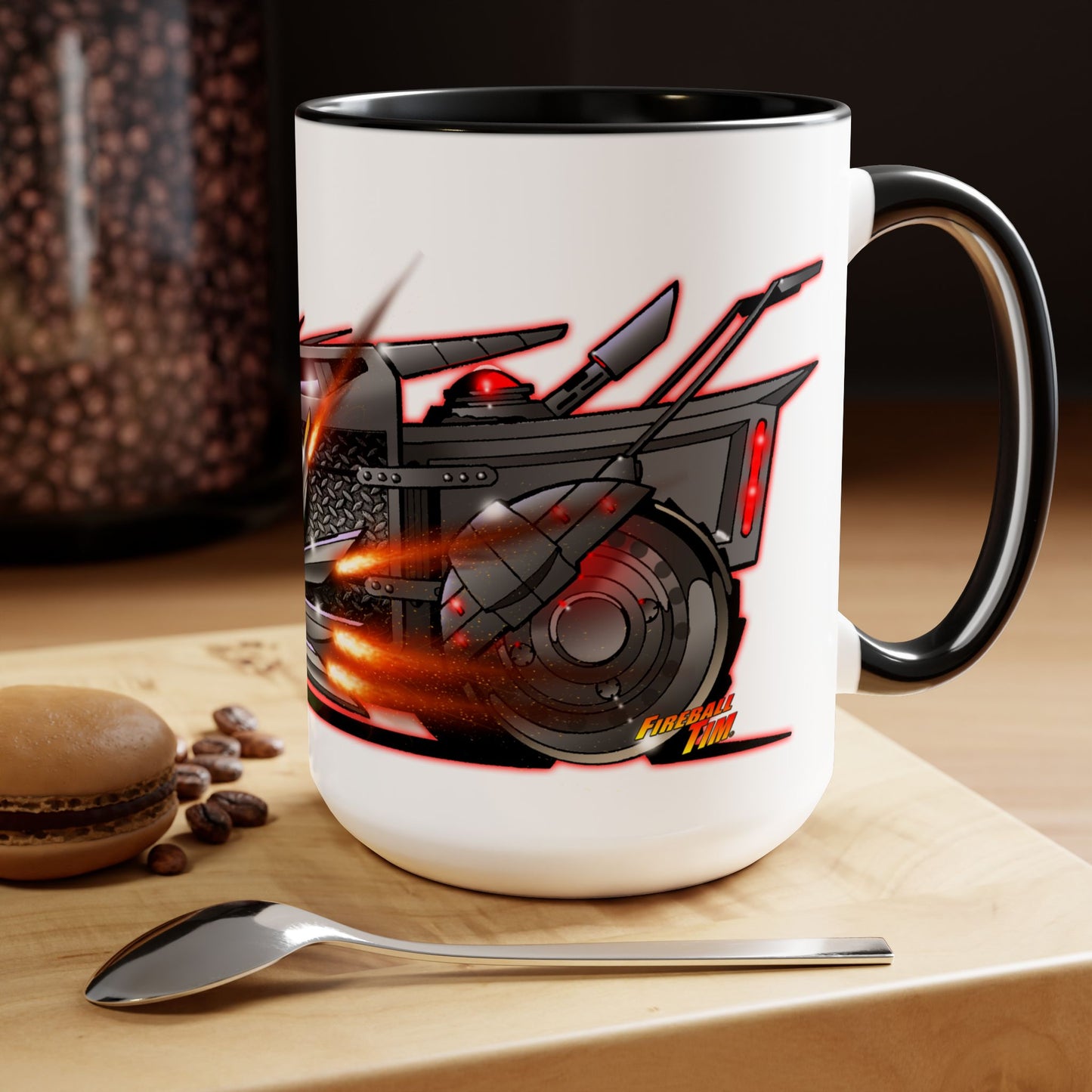 BATSHAKER BATMOBILE Movie Car Concept Art Coffee Mug 15oz