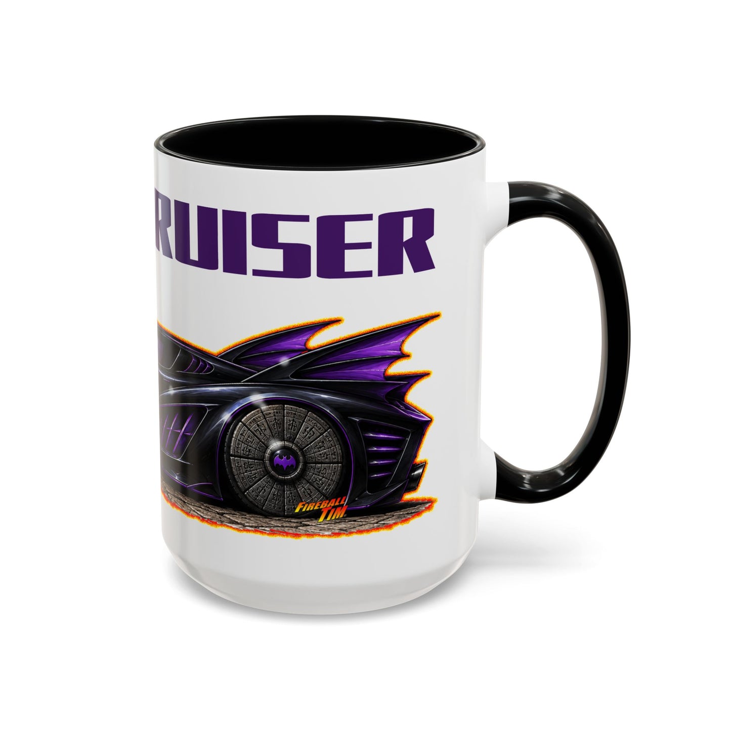 MONSTER MACHINES Halloween Count Cruiser Collectible Fireball Art Coffee Mug - 2 Sizes