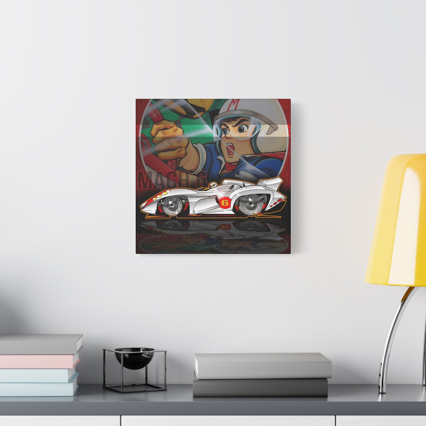 SPEED RACER MACH 6 Fireball Art Collectible Canvas Print - Multiple Sizes
