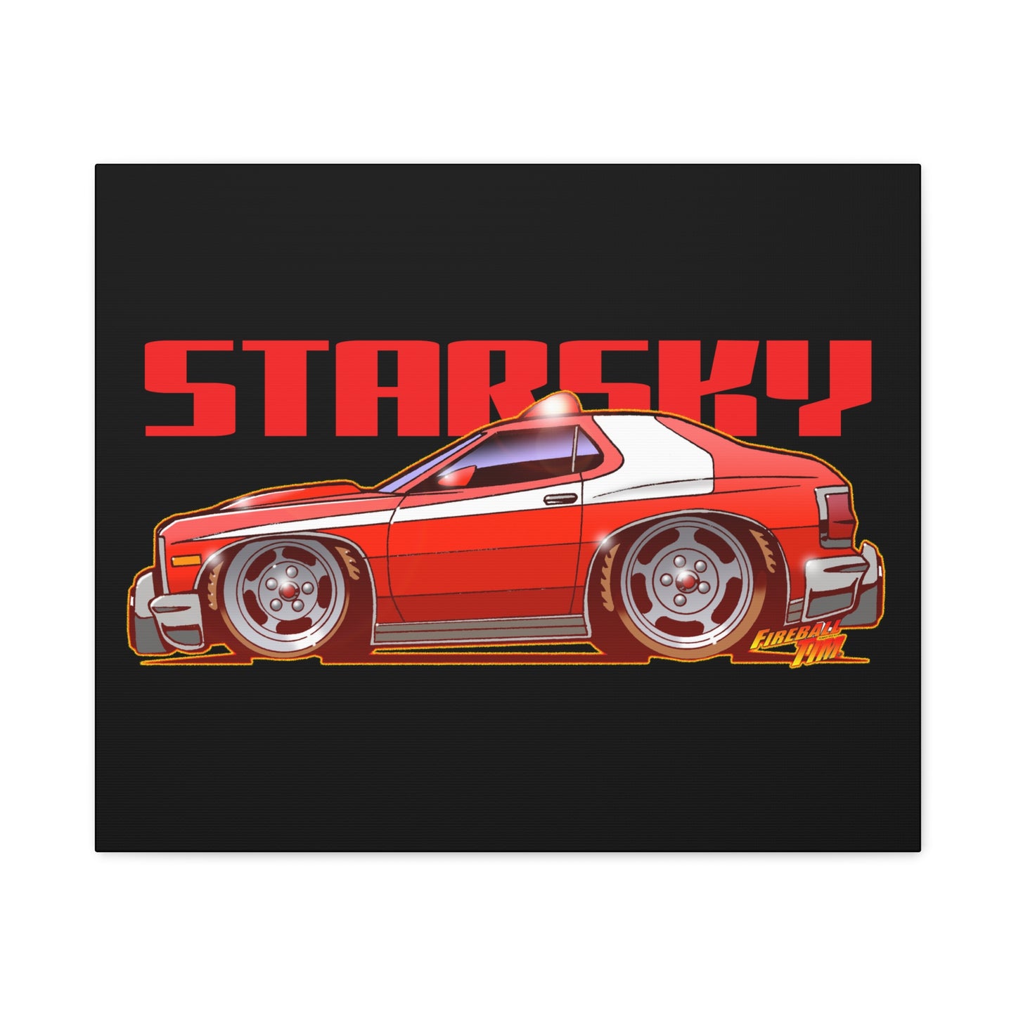 STARSKY Torino Fireball Canvas Art Print - 11x14