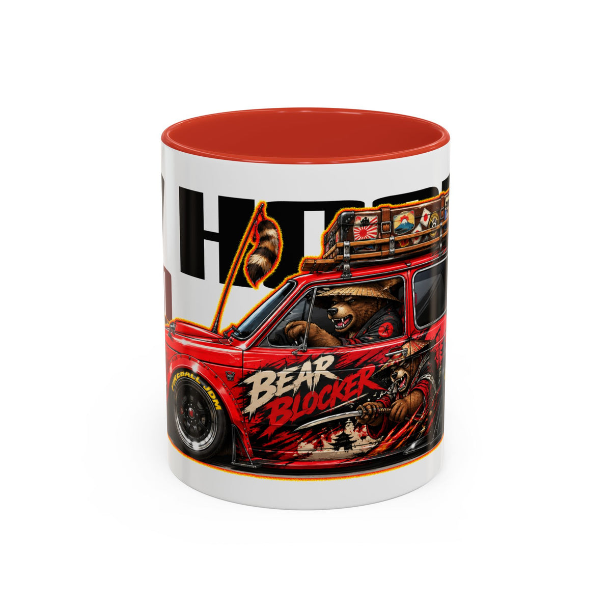 JDM 1967 HONDA 600 Collectible Fireball Art Coffee Mug - 2 Sizes