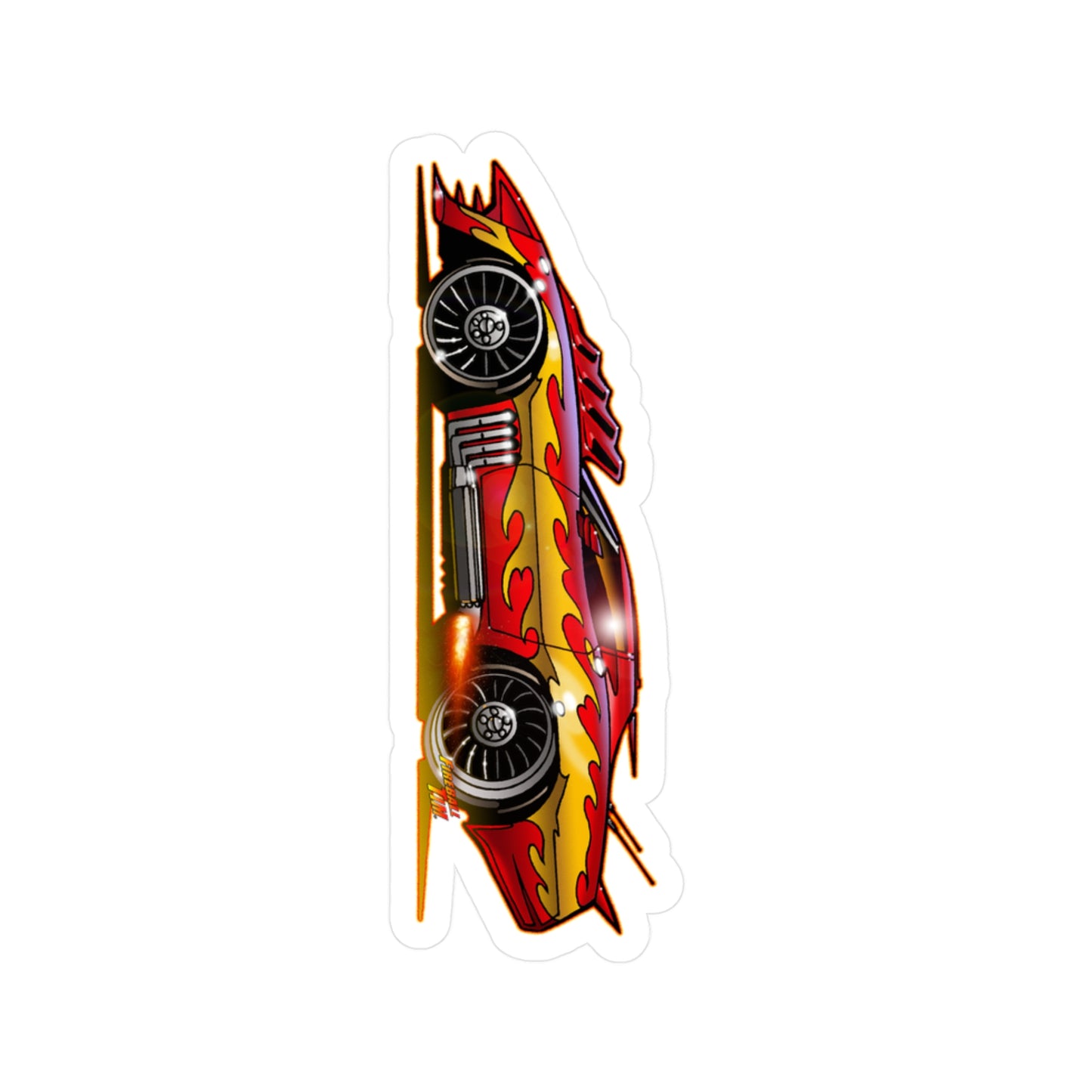 CORVETTE SUMMER Movie Car Stickers in 4 Sizes