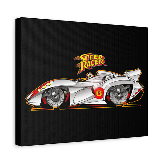SPEED RACER MACH 6 Fireball Art Collectible Canvas Print - Multiple Sizes