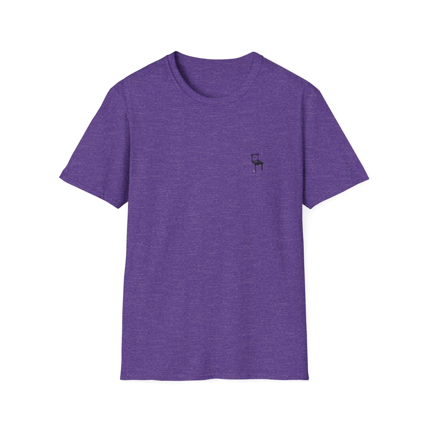 EMPTY CHAIR CLUB Unisex Softstyle T-Shirt - Casual Comfort for Relaxation and Reflection