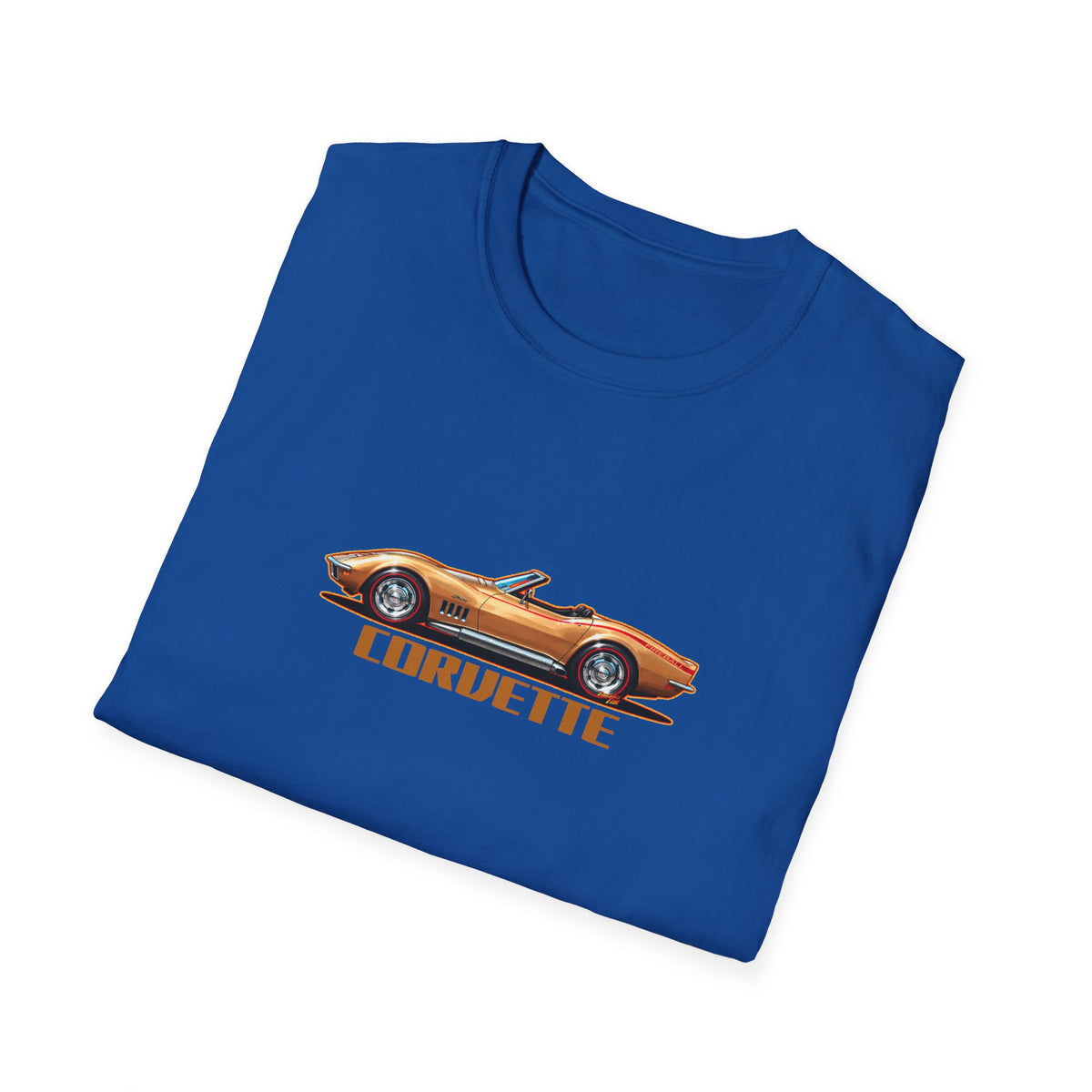CHEVROLET CORVETTE 1969 Collectible Fireball Art TeeShirt