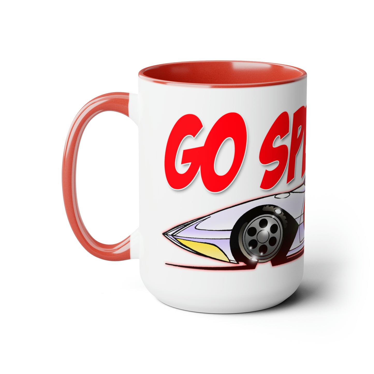 SPEED RACER MACH 5 Coffee Mug, 15oz, Speed Racer Mug, Speed Racer Coffee Cup, Mach 5, Movie Car, Movie Cars, Car Mug, Cartoon, Racer X