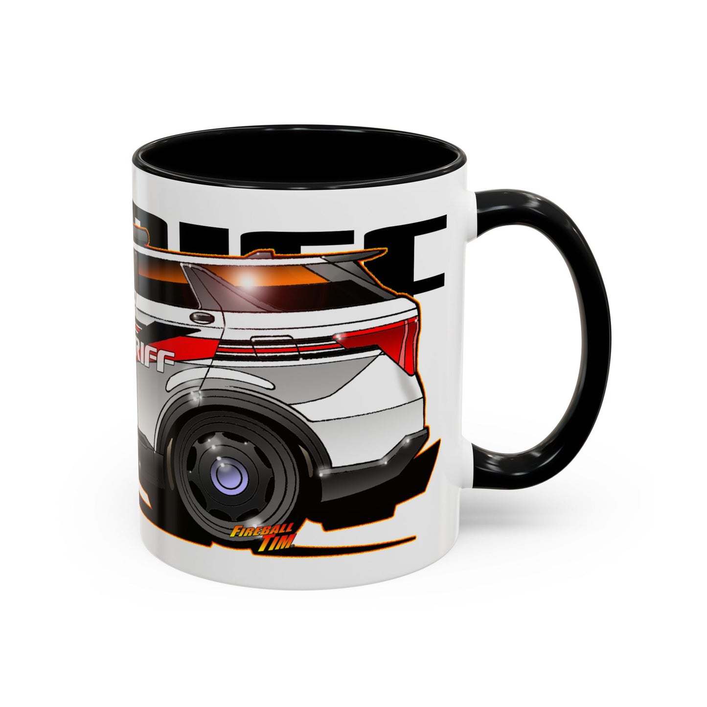 FORD EXPLORER SHERIFF POLICE CRUISER Collectible Art Coffee Mug - 2 Sizes