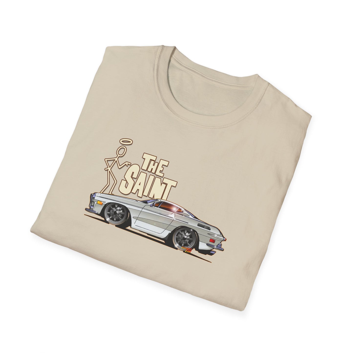 THE SAINT 1967 VOLVO 1800 S ST1 Concept Art Unisex Softstyle T-Shirt 13 Colors