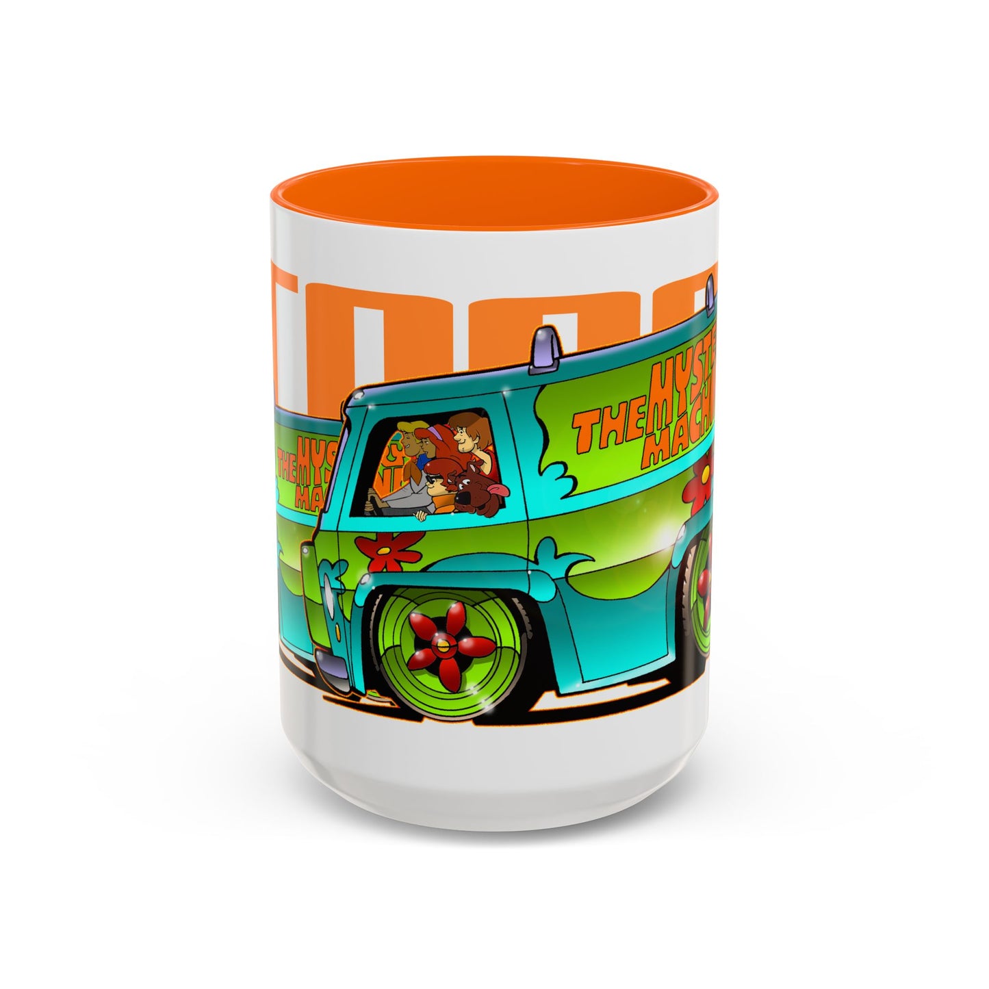 SCOOBY DOO MYSTERY MACHINE VAN Collectible Fireball Art Coffee Mug - 2 Sizes