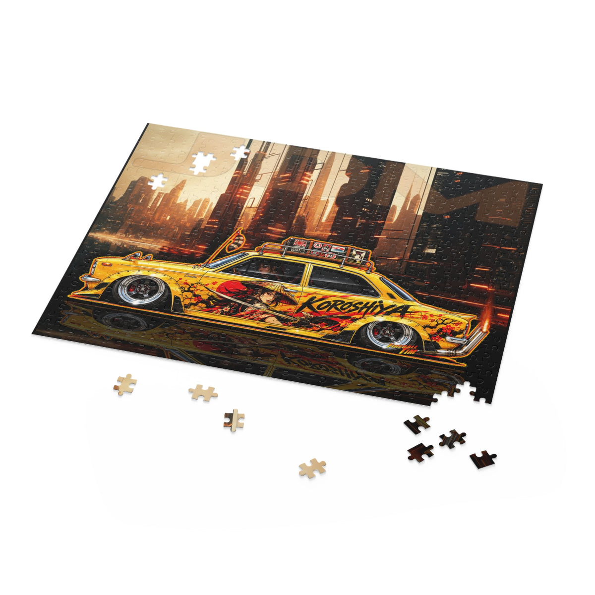 JDM 1966 TOYOTA COROLLA Jigsaw Puzzle — Retro Japanese Cars (120/252/500‑Piece)