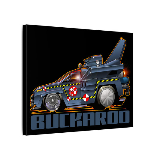 BUCKAROO BANZAI JET TRUCK Movie Car Fireball Art Canvas Print - 11x14