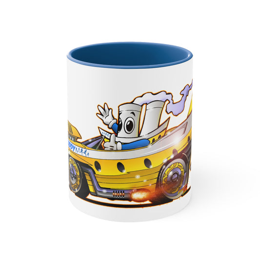 BUDDY CRUISE BUDDYMOBILE Custom Car Art Coffee Mug 11oz-Mug-Fireball Tim Garage