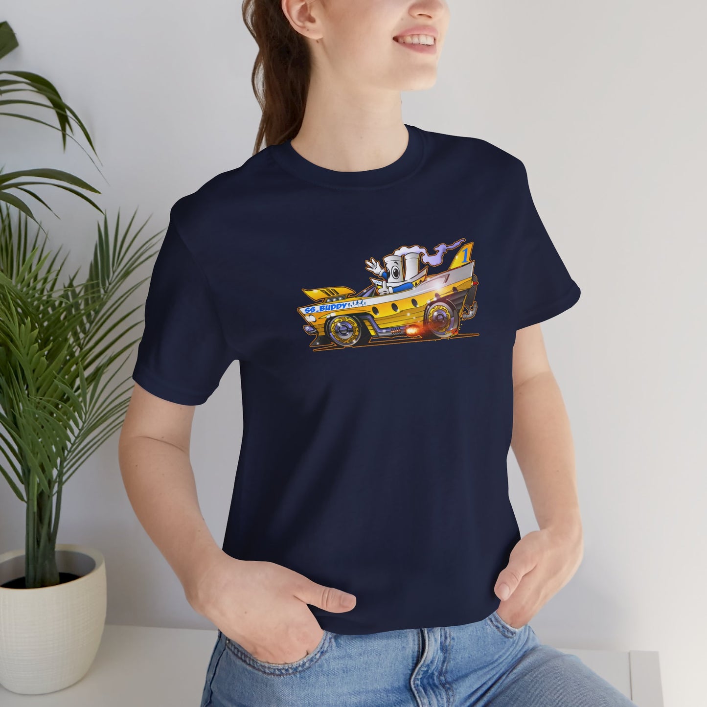 BUDDY CRUISE BUDDYMOBILE Custom Car Art Short Sleeve Tee in 17 Colors