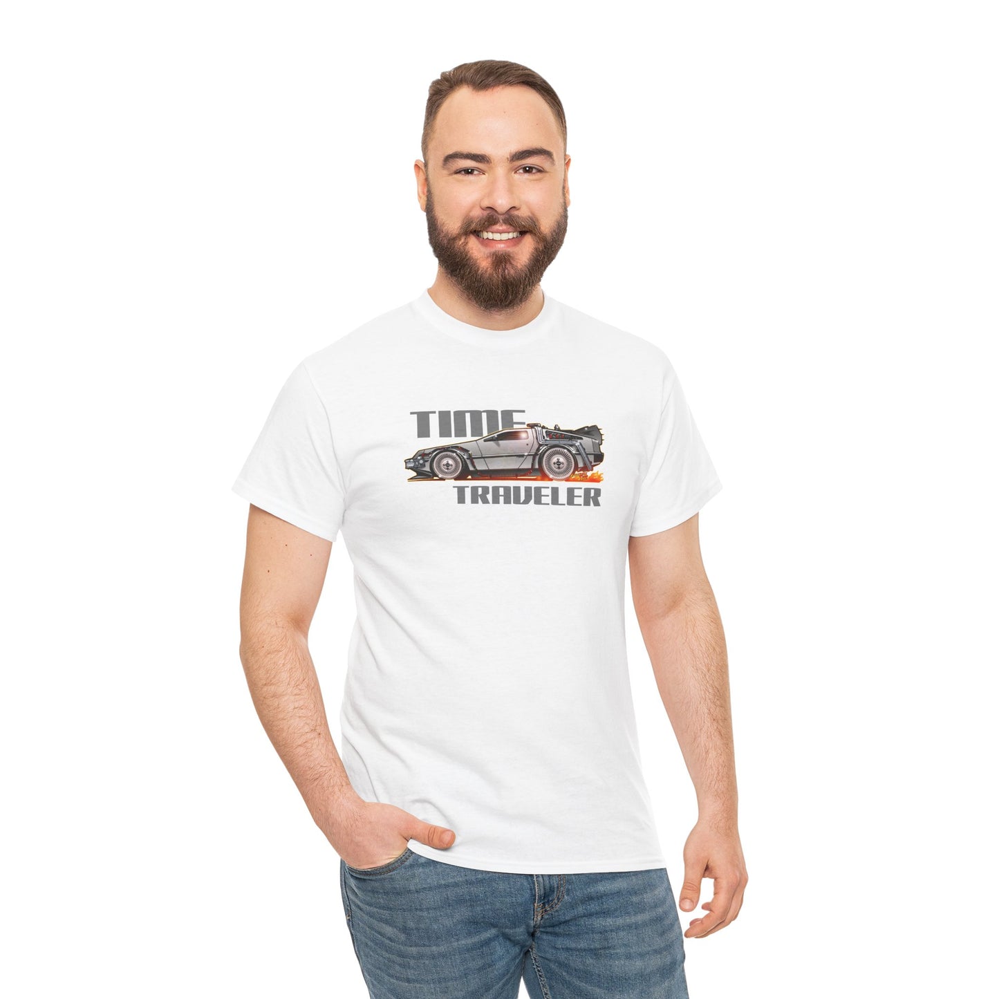 BACK to the FUTURE Delorean Time Traveler Tee Shirt
