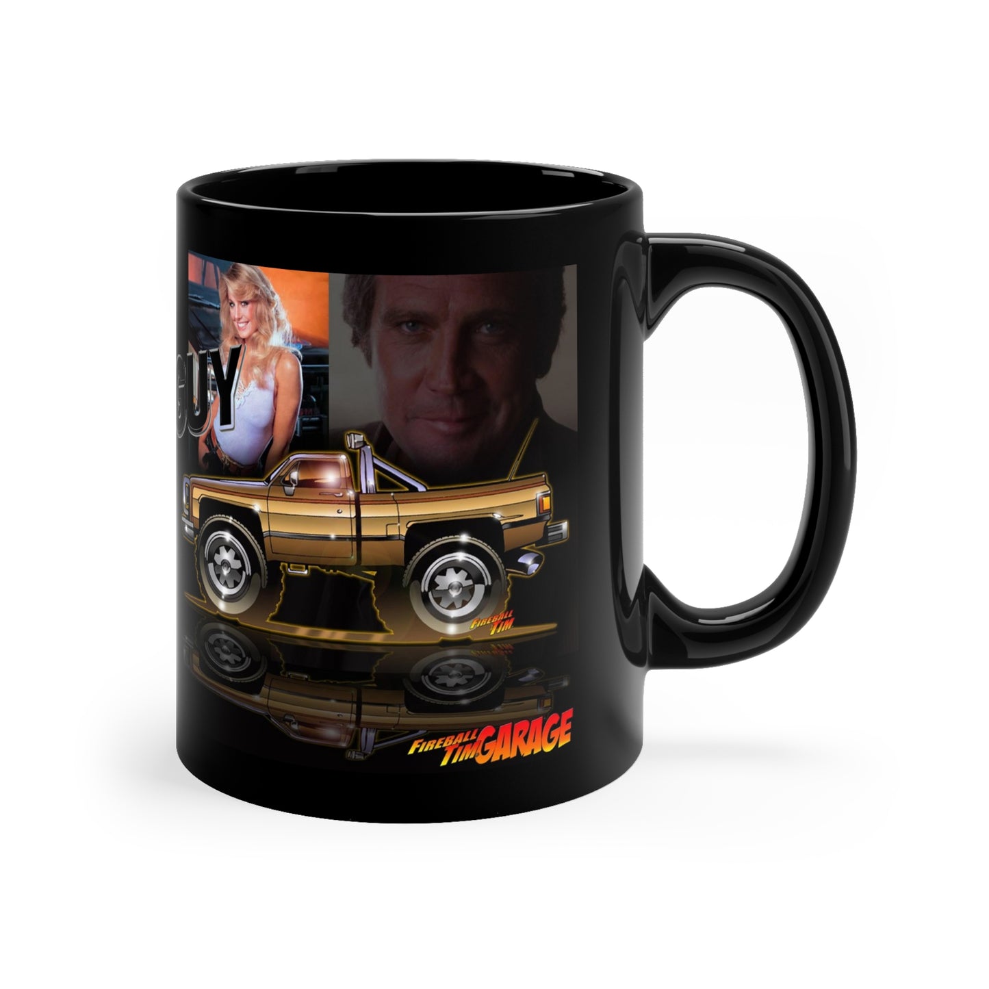 THE FALL GUY TV Show Garage Coffee Mug 11oz