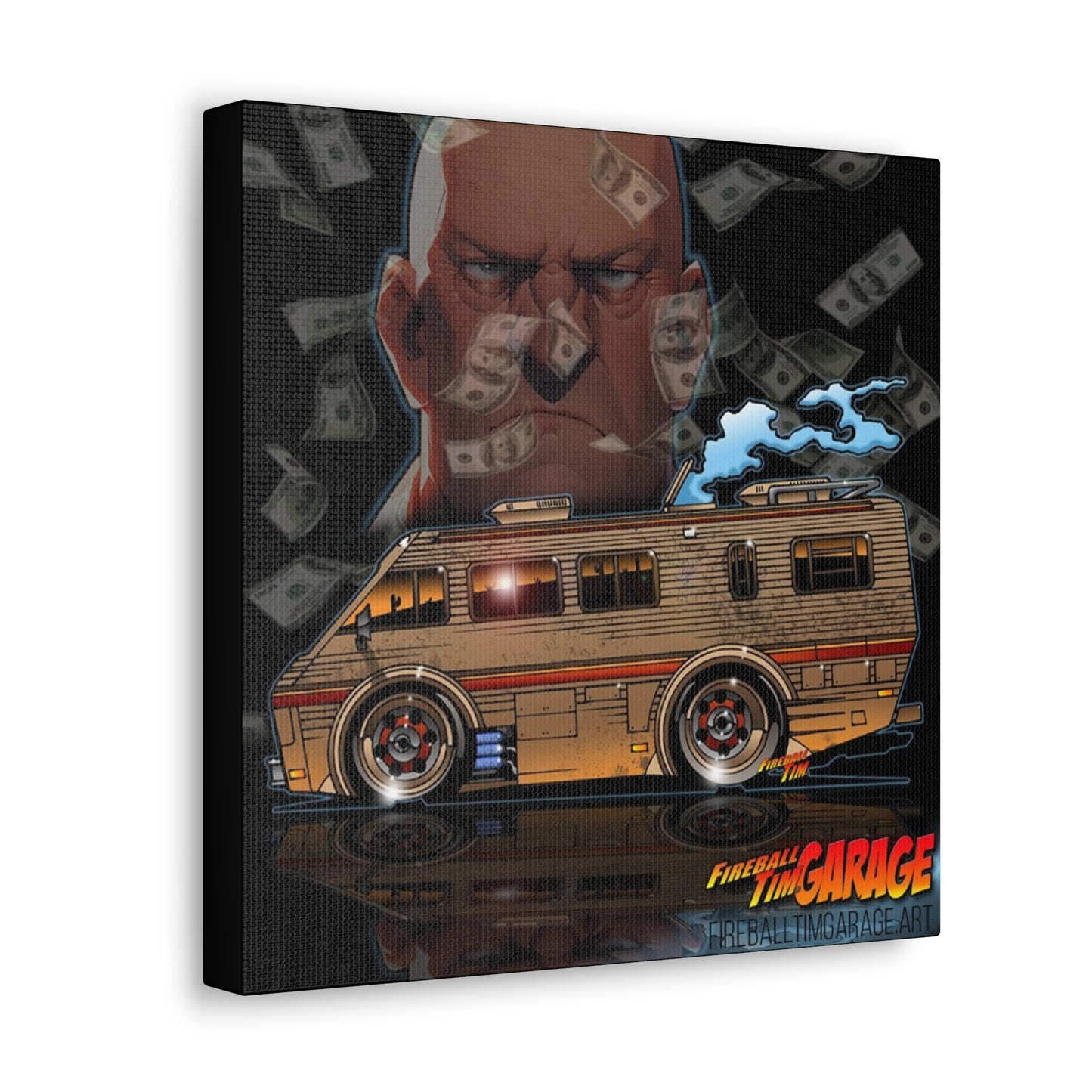 BREAKING BAD WINNEBAGO RV Concept Art Canvas Print Ver2 12x12